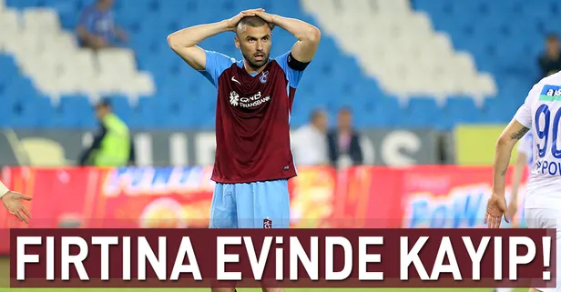 Trabzonspor evinde Kasımpaşa'ya 5-2 mağlup oldu