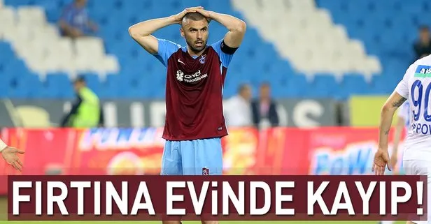Trabzonspor evinde Kasımpaşa’ya 5-2 mağlup oldu