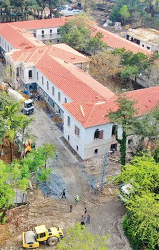 2. Abdülhamit tarafından yapılmıştı! Tarihi Hadımköy Askeri Hastanesi'ndeki çalışmaların yüzde 70'i tamamlandı!