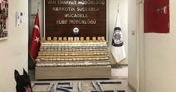 Van’da 282 kilo 630 gram eroin ele geçirildi