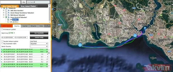 CHP'li İBB Başkanı Ekrem İmamoğlu vatandaş trafik çilesi çekerken 'Çevre 1' adlı tekneyi kendine makam aracı yaptı - 19