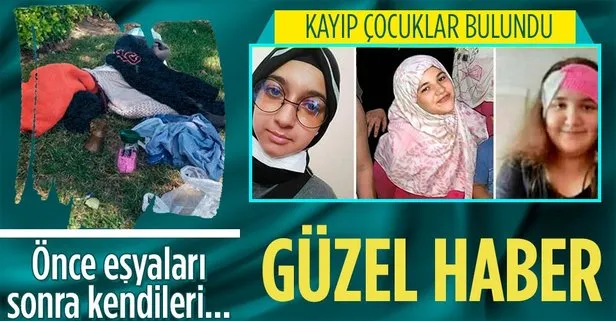 Hadımköy’de kaybolan 3 kız çocuğu Eslem Tuana Yüksel, Efsa Yüksel ve Nazar Memiş bulundu!