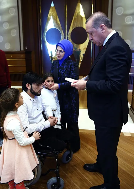 Erdoğan o aileyi kabul etti-3