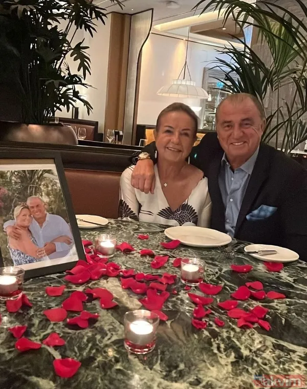 Galatasaray'ın eski teknik adamı Fatih Terim'den eşiyle 42.yıl dönümü kutlaması! "Özel hissettirdiğin için teşekkür ederim" - 7