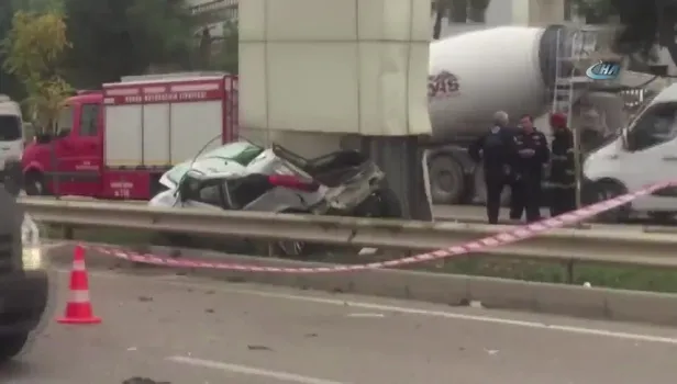 Bursa'da feci kaza! İbre 180'de takılı kaldı