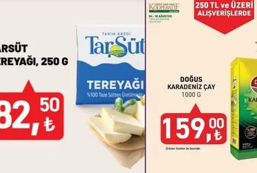 Tarım Kredi'den 'Süper Fiyat' kampanyası! 8 üründe altın indirimler başladı: TARSÜT Tereyağı 82,50 TL'den satışta