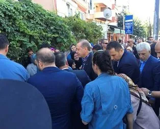 Erdoğan’dan eniştesine taziye ziyareti
