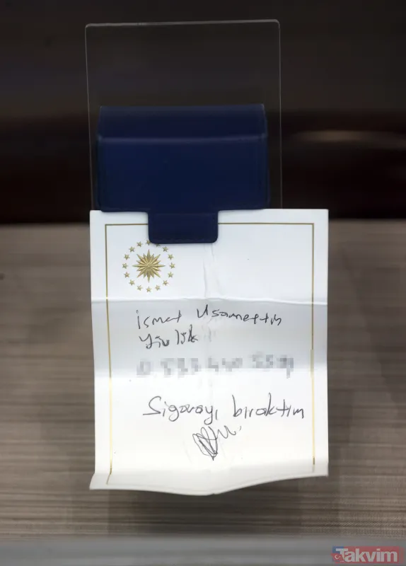 Başkan Recep Tayyip Erdoğan'ın sigarayla mücadele kapsamında topladığı sigara paketleri Cumhurbaşkanlığı Külliyesi'nde sergileniyor - 9