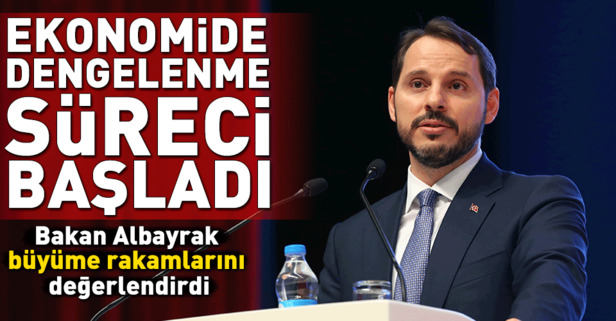 Bakan Albayrak: Ekonomide dengelenme süreci başladı