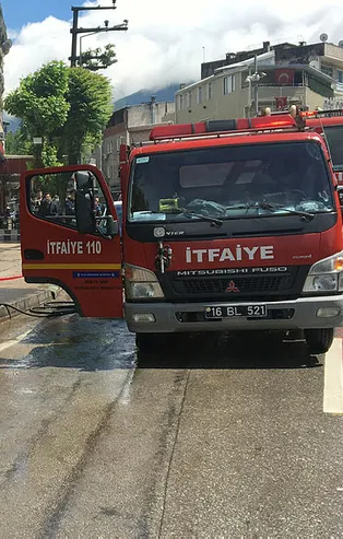 Bursa'da korkutan yangın!