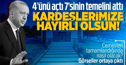 Başkan Erdoğan açılışı yaptı temelleri attı!