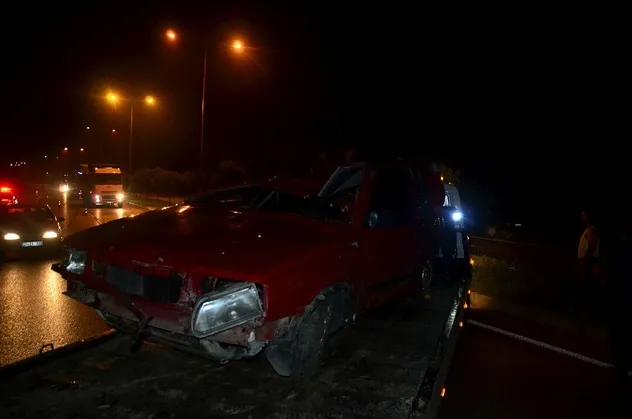 Son dakika: Hurdaya dönen araçtan sağ çıktılar! Yer: Samsun