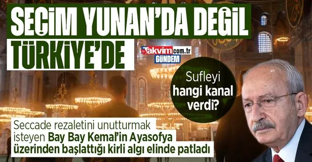 AK Parti’nin Ayasofya paylaşımı üzerinden kirli algı operasyonu! CHP’li Kemal Kılıçdaroğlu’na tokat gibi cevap