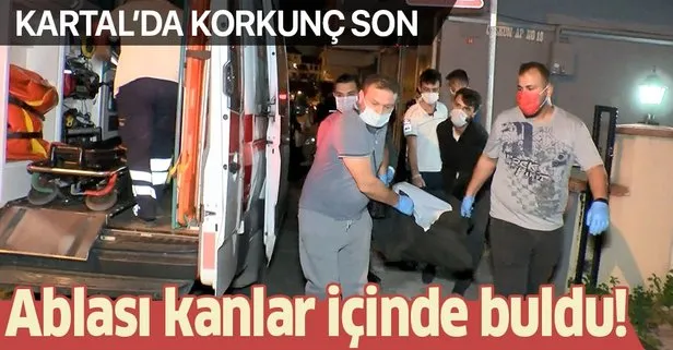 Kartal'da korkunç son: Kanlar içinde buldu