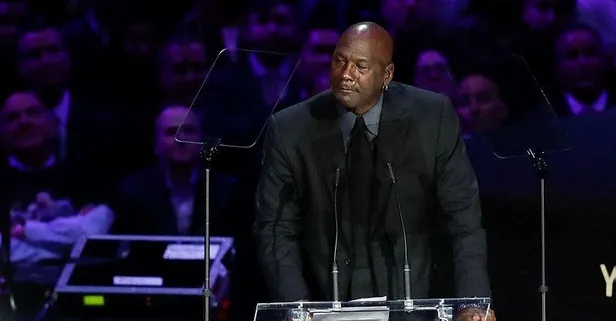 Kobe Bryant'ı anma törenine Michael Jordan'ın gözyaşları damga vurdu