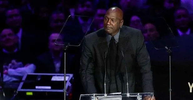 Kobe Bryant’ı anma törenine Michael Jordan’ın gözyaşları damga vurdu