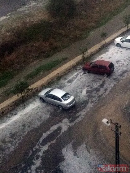 Kastamonu’yu dolu yağışı vurdu! 370 araç ve 90 evde hasar var