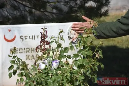 Türkiye’nin şehit bebeği Bedirhan Mustafa ve annesi kalleş saldırının yıl dönümünde mezarı başında anıldı