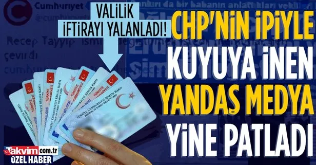 CHP’nin raporunu haber yapan Cumhuriyet ve Sözcü yine patladı! ’Oğluna koyduğu Recep Tayyip adını değiştiremiyor’ haberlerine yalanlama