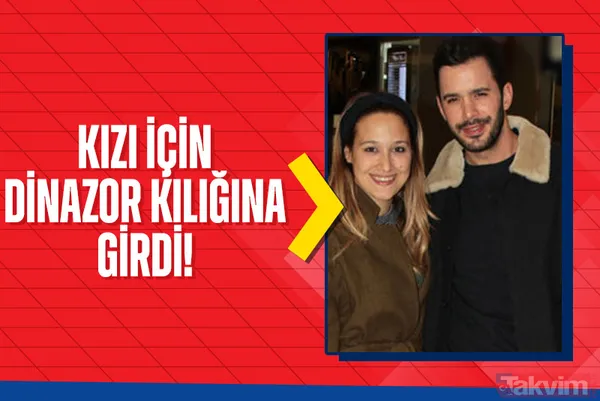 Gupse Özay eşi Barış Arduç ile kızı Jan Asya’yı paylaştı! Baba-kız paylaşımına yorum yağdı: Dinazor Barış! - 1