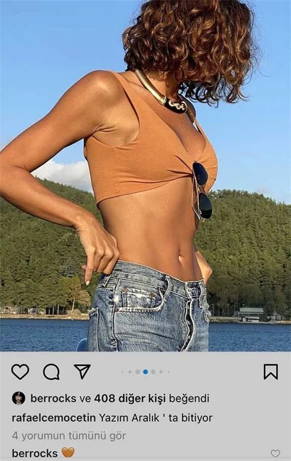 Berrak Tüzünataç bir karış bikinisiyle paylaştı ama ne paylaşmak 'ressam burada ne anlatmak istiyor' Berrak bildiğiniz gibi-7