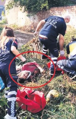 Diri diri gömüldü!