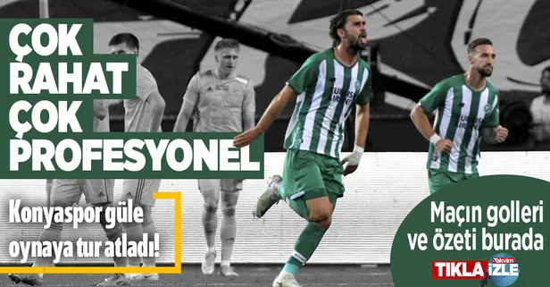 ÖZET | Konyaspor BATE Borisov'u eleyerek UEFA Konferans Ligi'nde tur atladı!