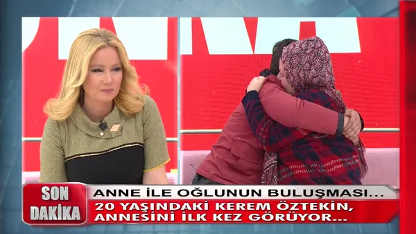 Müge Anlı canlı yayında gözyaşlarını tutamadı! İşte Kerem Öztekin'in 16 yıldır görmediği annesiyle kavuşma anı! 6 Şubat-2