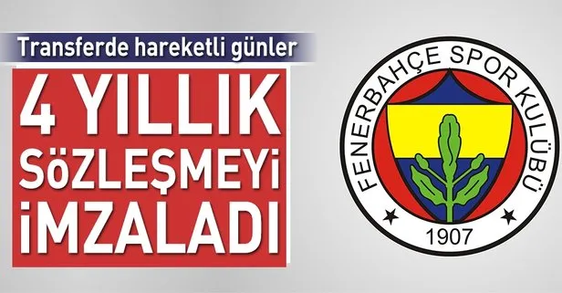 4 yıllık sözleşmeyi imzaladı