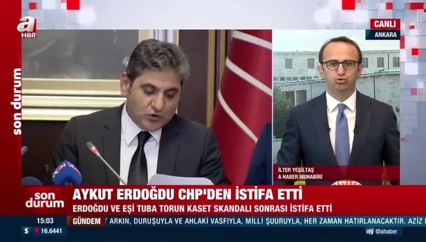 SON DAKİKA! CHP'de ses kaydı ifşası istifa getirdi! Aykut Erdoğdu ve eşi Tuba Torun CHP'den istifa etti