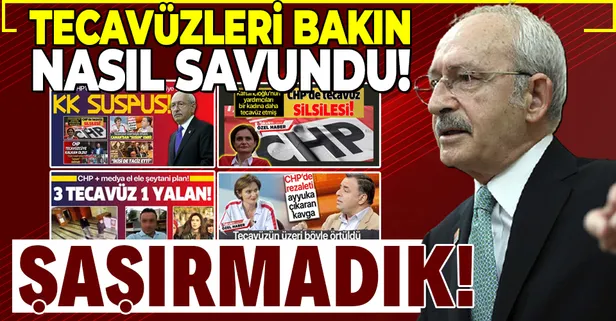 CHP lideri Kemal Kılıçdaroğlu'ndan taciz ve tecavüz skandallarını örtbas etme girişimi: "Amaç gündem değiştirmek"