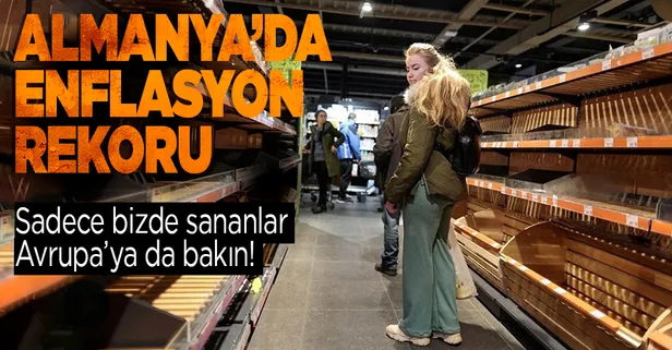 Avrupa'da kriz büyüyor! Almanya'da enflasyon rekor kırdı