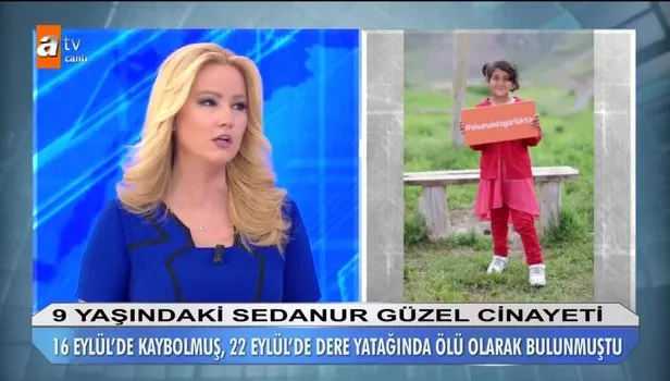 Müge Anlı'da bugün! Sedanur Güzel'in ölümüyle ilgili Adli Tıp Kurumu'ndan rapor geldi mi?