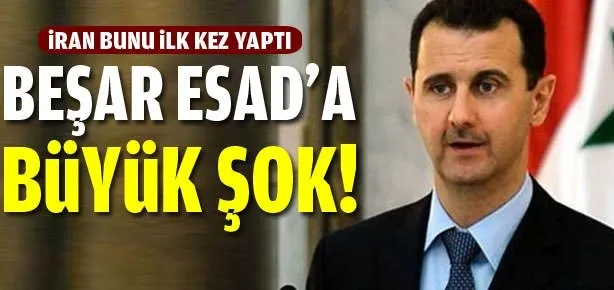 İran’dan Esad’a soğuk duş
