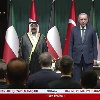 Başkan Erdoğan, Kuveyt Emiri es-Sabah’ı Ankara’da ağırladı