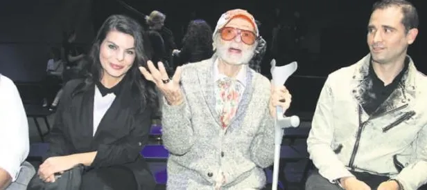 83’lük usta moda haftasında