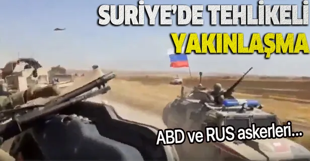 Suriye'de tehlikeli yakınlaşma! Rus askeri aracının ABD askeri aracına çaptığı öne sürüldü