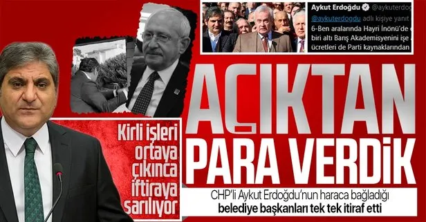 CHP’li Aykut Erdoğdu’nun haraca bağladığı belediye başkanları konuştu: Kendisine açıktan para verdik