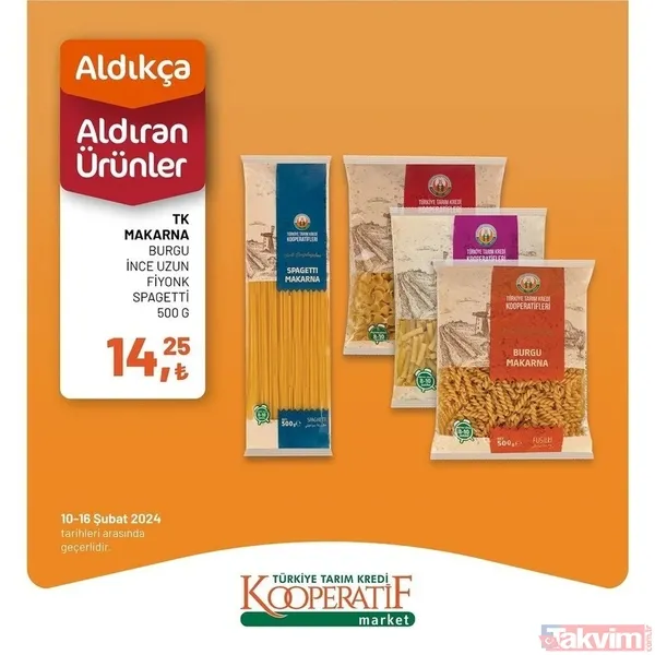 Tarım Kredi market 10-16 Şubat fiyat listesi! 41 üründe dev indirim! Peynir, 94.90 TL, Çay 54.90 TL, 6'lı kağıt havlu 54.90 TL... - 14