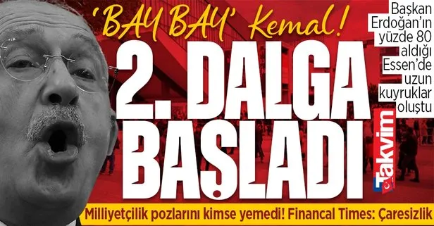 Bay Bay Kemal’in sinirleri bozulacak! Başkan Erdoğan’ın yüzde 80 aldığı Essen’de uzun kuyruklar oluştu