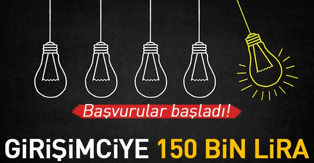 Girişimciye 150 bin TL