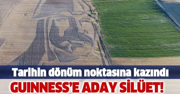 Dev Sultan Alparslan silueti! Guinness’e başvuruda bulunuldu