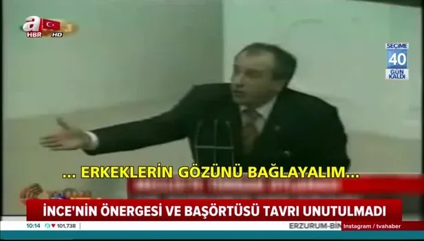 Muharrem İnce geçmişte azılı bir başörtüsü düşmanıydı