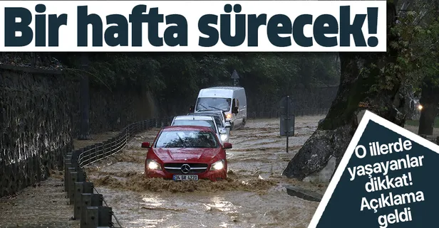 Son dakika: Türkiye genelinde bir hafta süreyle yoğun yağış etkili olacak | Meteoroloji son hava durumu tahmini