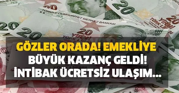 Emekliye büyük kazanç geldi! Gözler orada! Promosyon, aile yardımı, intibak, ücretsiz ulaşım, indirimli tatil, sağlık hizmeti detayları