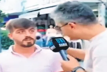 Röportaj yakalattı