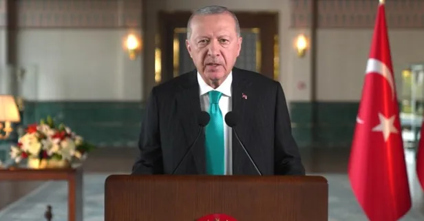Başkan Erdoğan'dan 64. Dünya Borsalar Federasyonu Genel Kurulu'na video mesaj... Flaş Kara para uyarısı!
