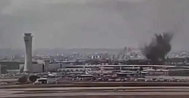 Tel Aviv'de dumanlar yükseldi! Husilerden Ben Gurion Havalimanı'na füzeli saldırı
