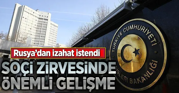 Tarihi Soçi zirvesinde önemli gelişme