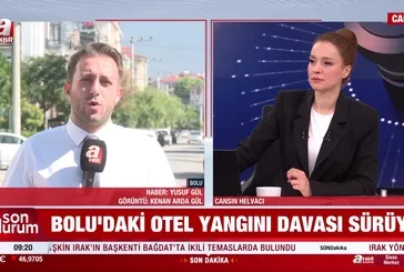 Bolu’da otel yangını davası sürüyor
